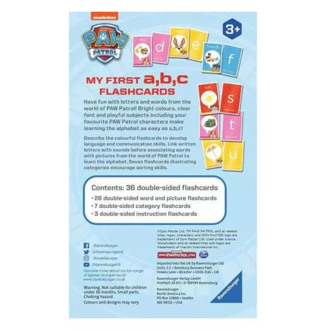 Paw Patrol My First ABC Flashcards Extra Image 1
